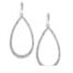 Lauren Pave Open Hoop Earrings